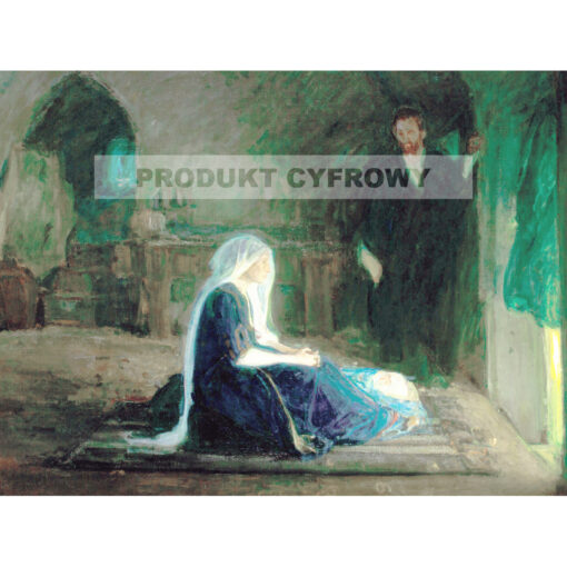 Henry Ossawa Tanner Świeta Rodzina — produkt cyfrowy do pobrania