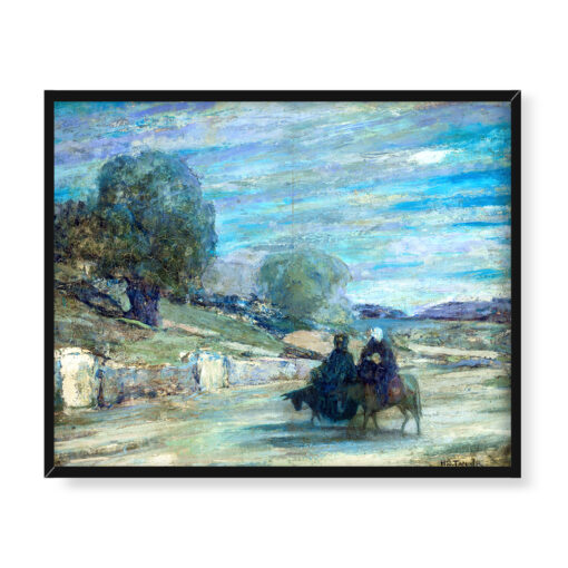 Henry Ossawa Tanner Ucieczka Świętej Rodziny do Egiptu 2 50x40 w RAMIE