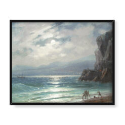 Iwan Ajwazowski Blask księżyca w Nicei 50×40