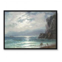 Iwan Ajwazowski Blask księżyca w Nicei 70×50