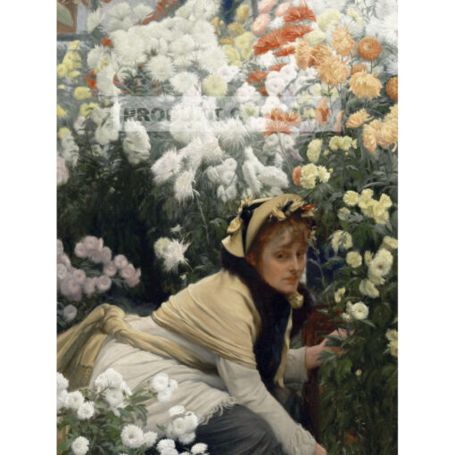 James Tissot Chryzantemy — produkt cyfrowy do pobrania