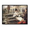 James Tissot Czekając na prom 2 40×30 w RAMIE