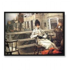 James Tissot Czekając na prom 2 70×50