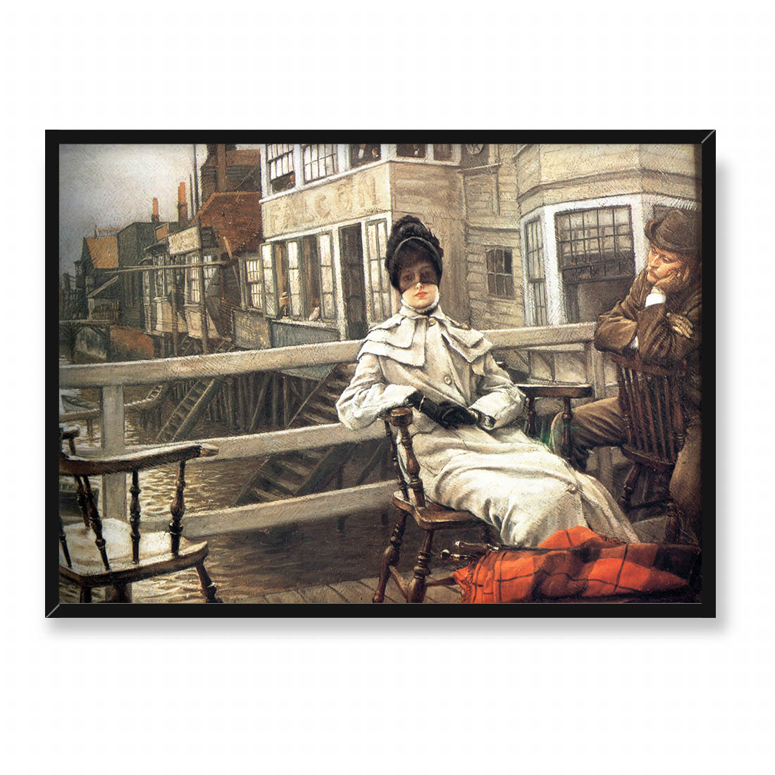 James Tissot Czekając na prom 2 70x50