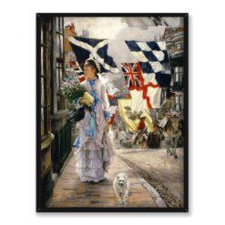 James Tissot Dzień świąteczny w Brighton 30×40
