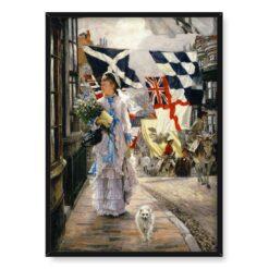 James Tissot Dzień świąteczny w Brighton 50×70