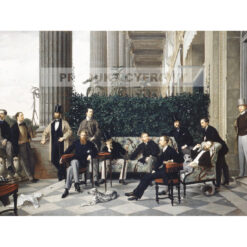 James Tissot Krąg przy Rue Royale — produkt cyfrowy do pobrania