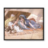 James Tissot Rada Abrama dla Sary 50×40