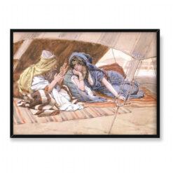 James Tissot Rada Abrama dla Sary 70×50