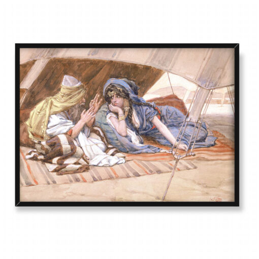 James Tissot Rada Abrama dla Sary 70x50