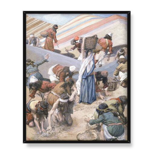 James Tissot Zebranie manny 40x50 w RAMIE