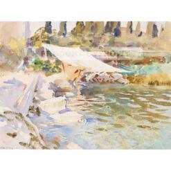 John Singer Sargent Jezioro Garda — produkt cyfrowy do pobrania