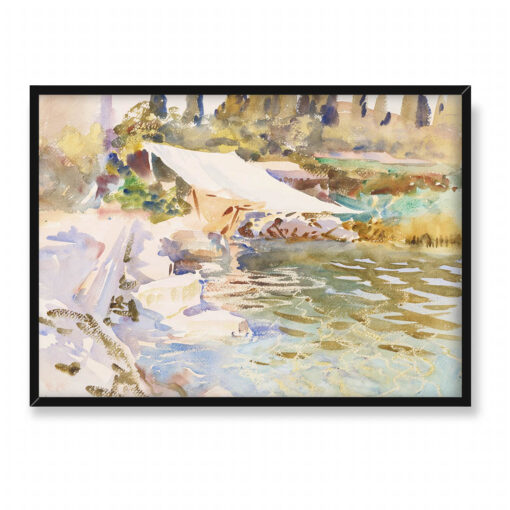 John Singer Sargent Jezioro Garda 70x50