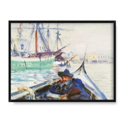 John Singer Sargent Letni dzień na Giudece Wenecja 40×30