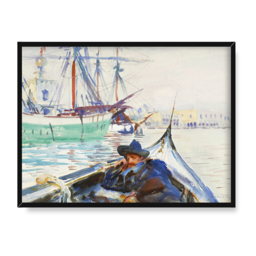 John Singer Sargent Letni dzień na Giudece Wenecja 40x30