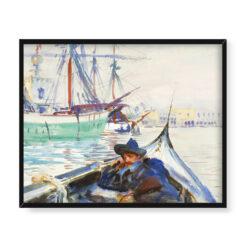 John Singer Sargent Letni dzień na Giudece Wenecja 50×40