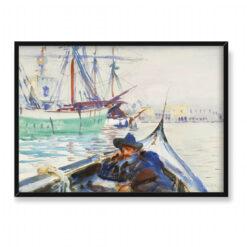 John Singer Sargent Letni dzień na Giudece Wenecja 70×50