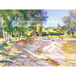 John Singer Sargent San Vigilio nad jeziorem Garda — produkt cyfrowy do pobrania