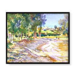 John Singer Sargent San Vigilio nad jeziorem Garda 50×40