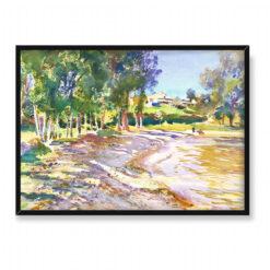 John Singer Sargent San Vigilio nad jeziorem Garda 70×50