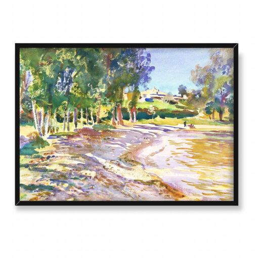 John Singer Sargent San Vigilio nad jeziorem Garda 70x50