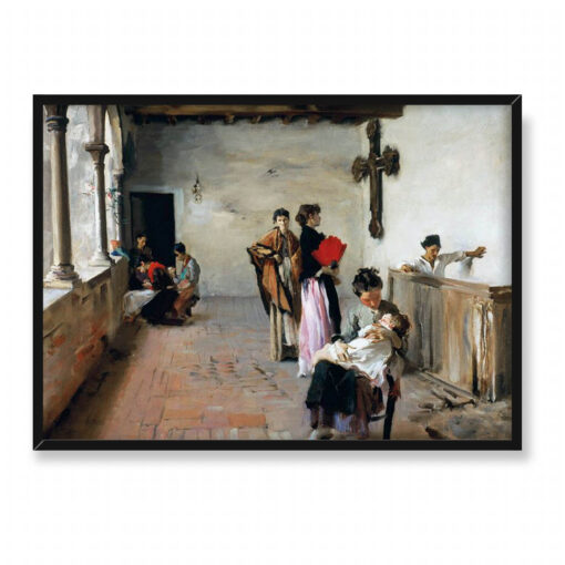 John Singer Sargent Wenecka loggia 70x50