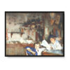 John Singer Sargent Wenecka trattoria 40×30 w RAMIE