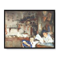 John Singer Sargent Wenecka trattoria 40×30