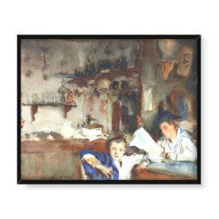 John Singer Sargent Wenecka trattoria 50×40