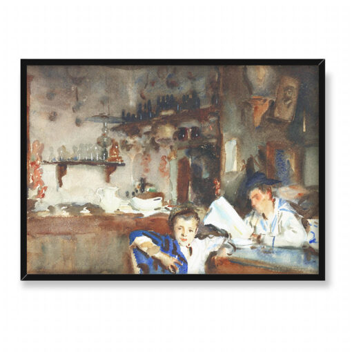 John Singer Sargent Wenecka trattoria 70x50