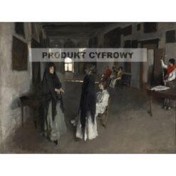 John Singer Sargent Weneckie wnętrze — produkt cyfrowy do pobrania