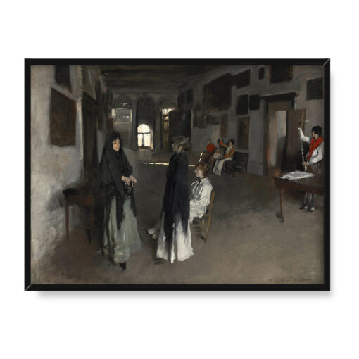 John Singer Sargent Weneckie wnętrze 40x30 w RAMIE
