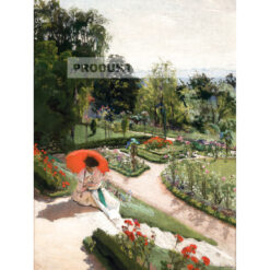 Jozef Mehoffer Czerwona parasolka — produkt cyfrowy do pobrania