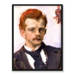 Józef Mehoffer Czerwona parasolka 30×40