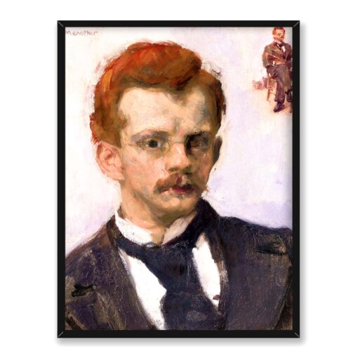Józef Mehoffer Czerwona parasolka 30x40