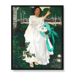 Józef Mehoffer Muza 40×50