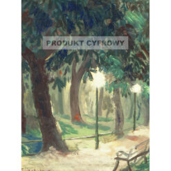 Józef Mehoffer Planty Kraków — produkt cyfrowy do pobrania