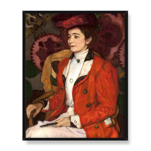 Józef Mehoffer Portret Izy Axentowicz 40x50