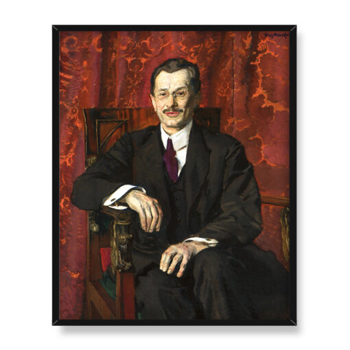 Józef Mehoffer Portret Stanislawa Lomińskiego 40x50