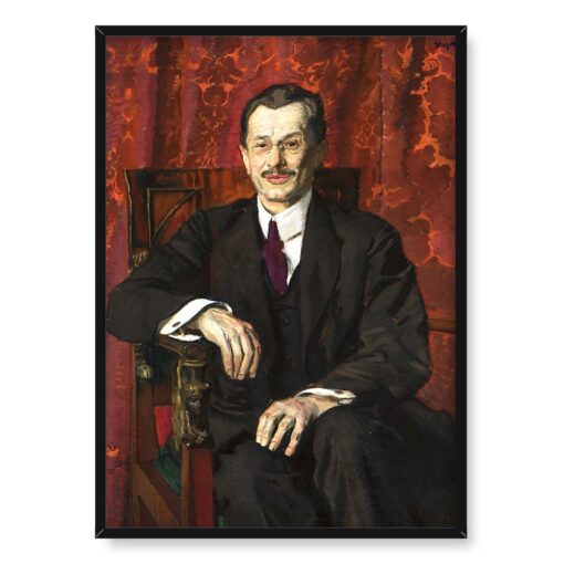 Józef Mehoffer Portret Stanislawa Lomińskiego 50x70