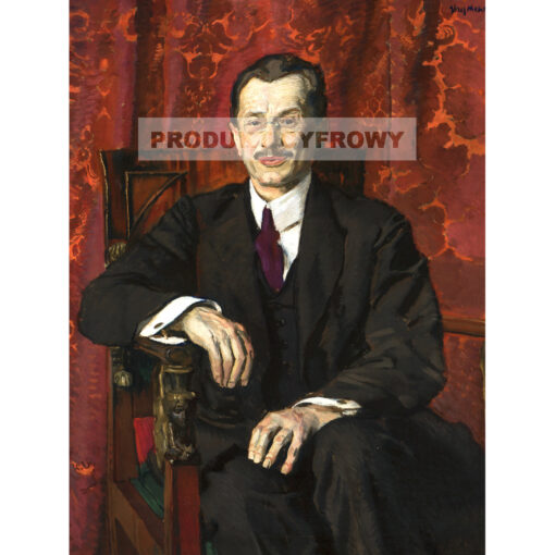 Jozef Mehoffer Portret Stanislawa Lomińskiego — produkt cyfrowy do pobrania