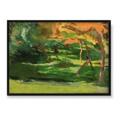 Józef Mehoffer Szkic do dziwnego ogrodu 70×50