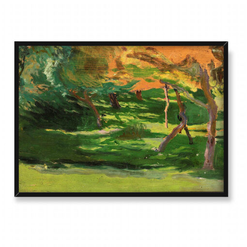 Józef Mehoffer Szkic do dziwnego ogrodu 70x50