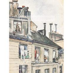 Jozef Mehoffer Widok z okna pracowni w Paryżu — produkt cyfrowy do pobrania