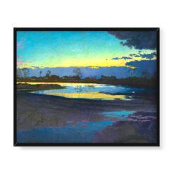 Józef Mehoffer Wisła pod Niepołomicami 50×40