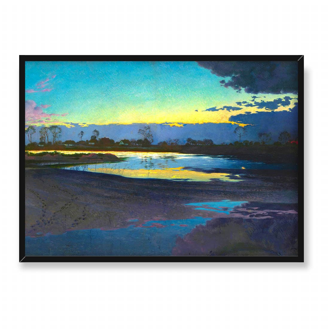 Józef Mehoffer Wisła pod Niepołomicami 70x50