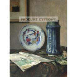 Józef Pankiewicz Martwa natura z ceramiką — produkt cyfrowy do pobrania