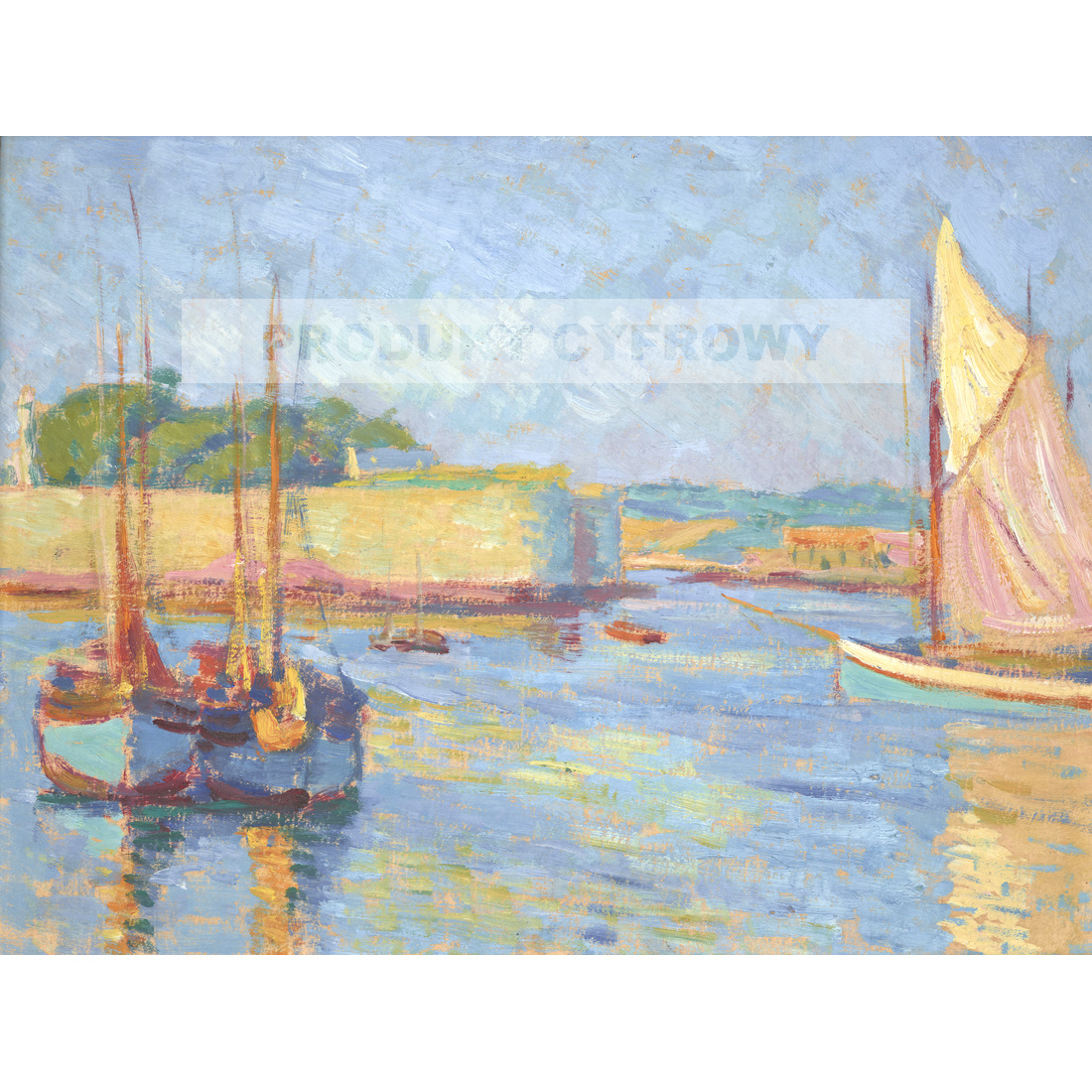 Józef Pankiewicz Port w Concarneau — produkt cyfrowy do pobrania