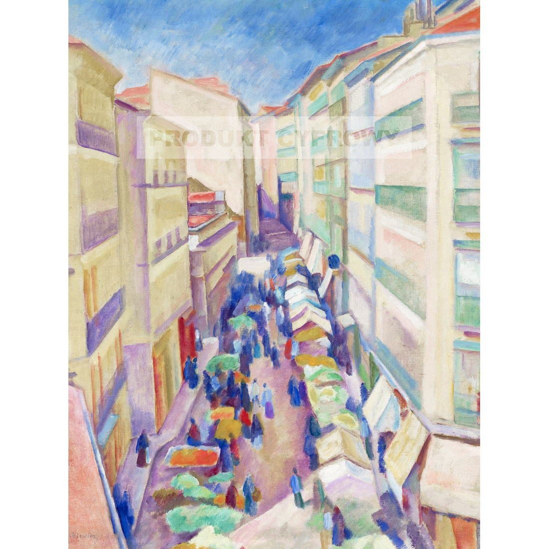 Józef Pankiewicz Ulica w Madrycie — produkt cyfrowy do pobrania