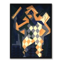 Juan Gris Arlekin z skrzypcami 30×40